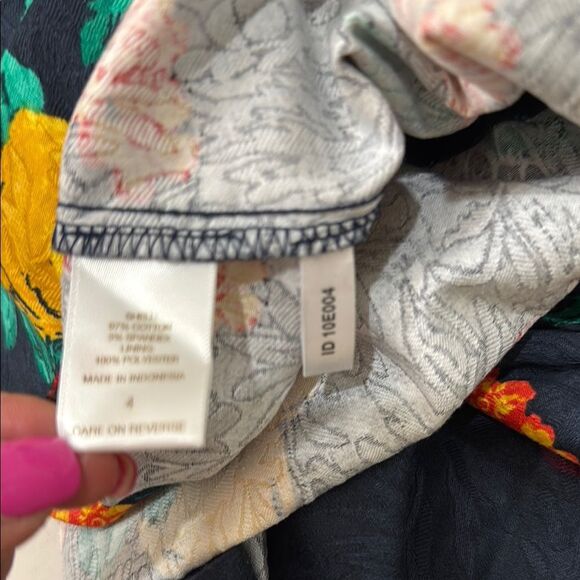 Eva Mendes New York & Company Blue Yellow Red Sleeveless Midi Sz 4 Sundress New - Picture 16 of 17